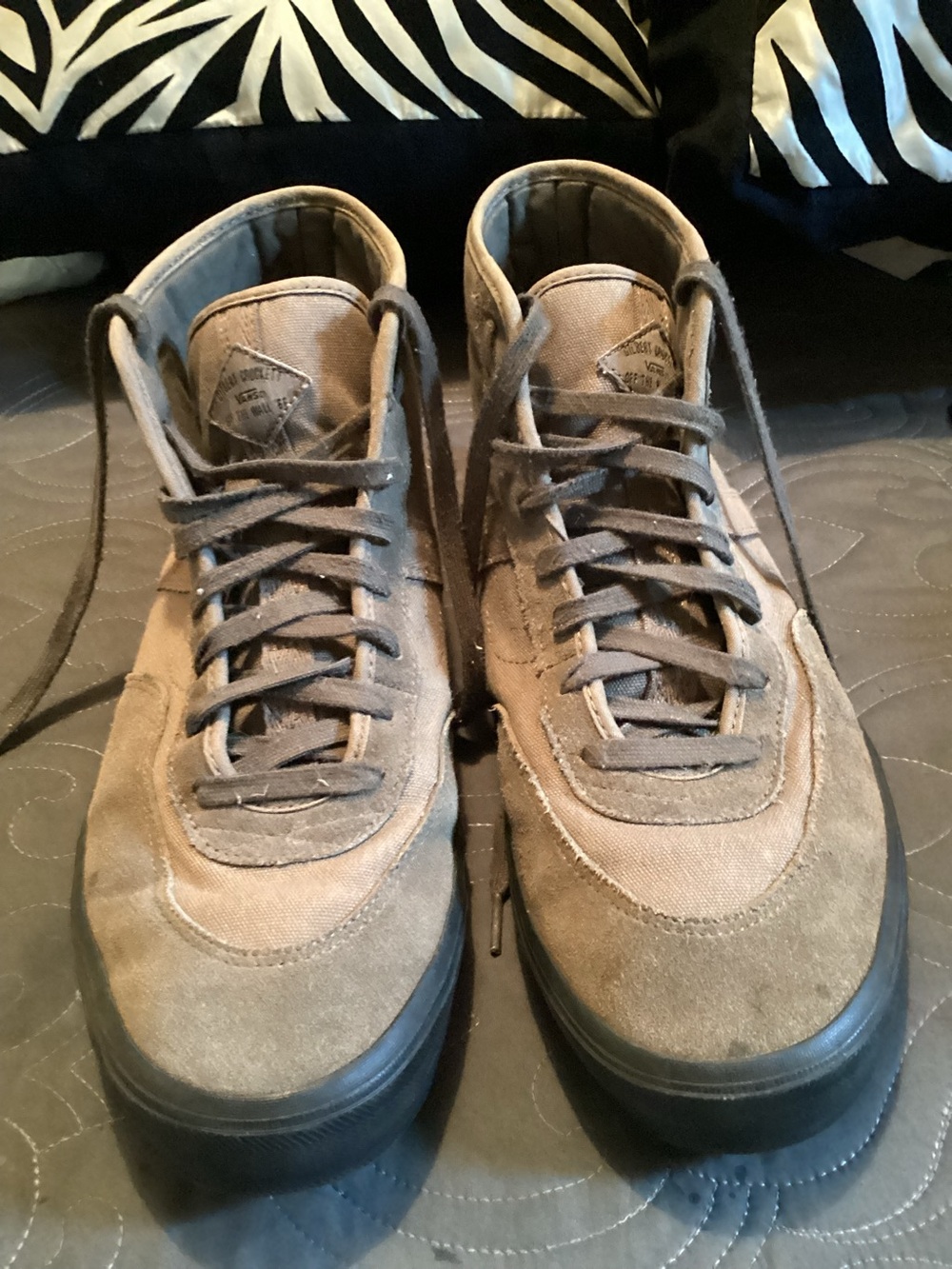 Van’s men’s Gilbert Crockett high top sneakers, size 13M